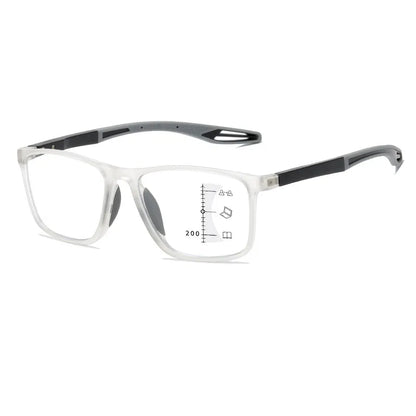 Ultra-Light Sport TR Square Frame Reading Glasses